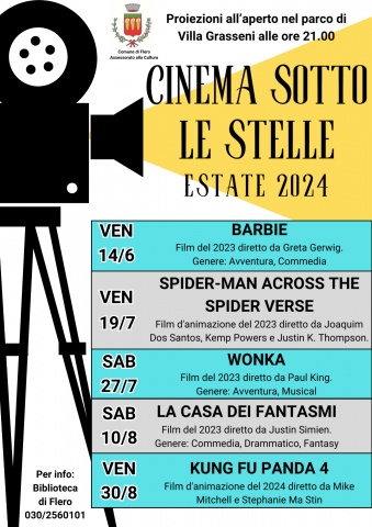 Cinema sotto le stelle 2024